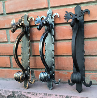 Metal Moose Door Handle: Sturdy Barn Door Pull