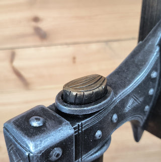 Forged Iron Axe Door Handle: Viking Barn Door Pull