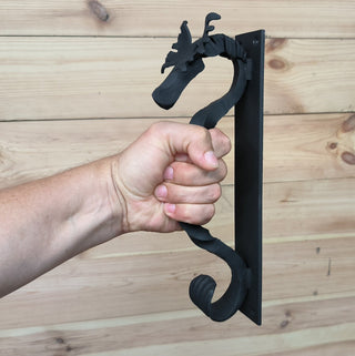 Metal Moose Door Handle: Sturdy Barn Door Pull