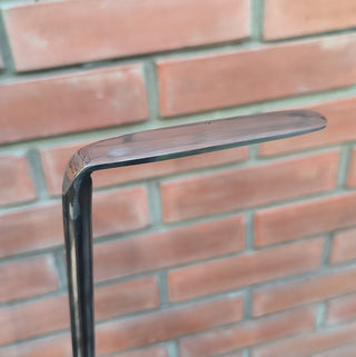 Hand Forged Stainless Steel Fireplace Poker: 25-inch Grilling Tool