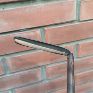 Hand Forged Stainless Steel Fireplace Poker: 25-inch Grilling Tool