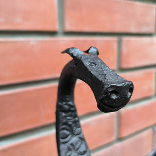 Handmade Wrought Iron Dragon Towel Rack: Bathroom Decor
