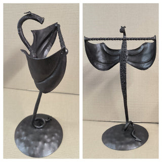 Handmade Wrought Iron Dragon Towel Rack: Bathroom Decor