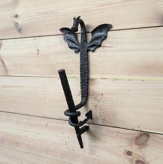 Wrought Iron Dragon Toilet Paper Holder: Fantasy Bathroom Decor