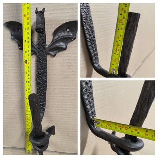 Wrought Iron Dragon Toilet Paper Holder: Fantasy Bathroom Decor