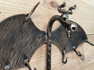 Dragon coat rack, dragon key holder, coat hooks