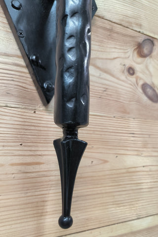 Hand Forged Black Metal Wall Sconce Lighting Fixture