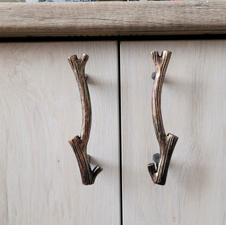 Handmade Metal Branch Door Knob - Cabinet Drawer Handle