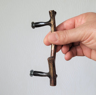 Handmade Metal Branch Door Knob - Cabinet Drawer Handle