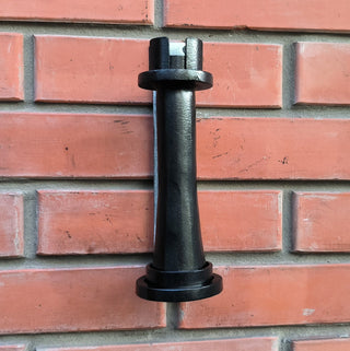 Hand Forged Metal Door Handle: Chess Rook Castle Decor