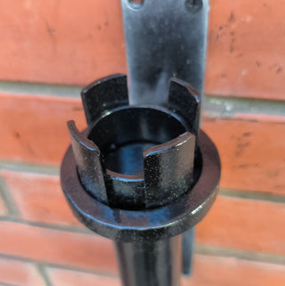 Hand Forged Metal Door Handle: Chess Rook Castle Decor