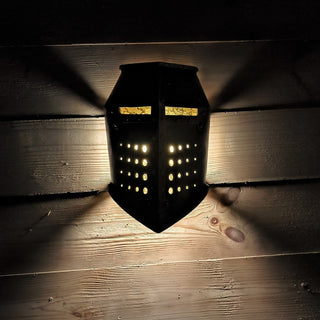 Nightlight, wall lamp, Helmet, Medieval style, Knight's armor, home decor