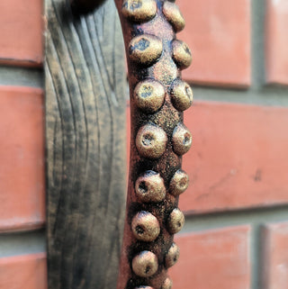 Door handle, Octopus, octopus tentacles, door pull, metal gate handle, barn door handle, nautical style