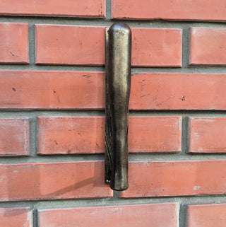 Hand Forged Baseball Bat Door Handle: Metal Barn Door Pull