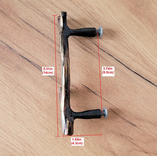 Handmade Metal Branch Door Knob - Cabinet Drawer Handle