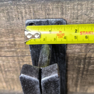 Clothespin Iron Door Handle: Unique Hand-Forged Barn Decor