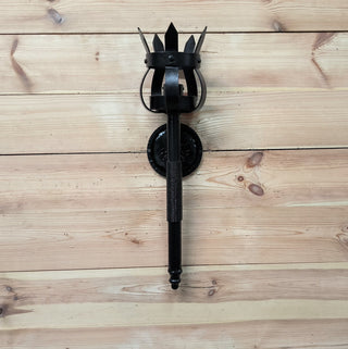 Wall mounted lighting fixture, metal sconce lamp, black sconce, wall light