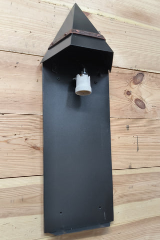 Wrought Iron Wall Sconce: Handmade Metal Lantern Night Light