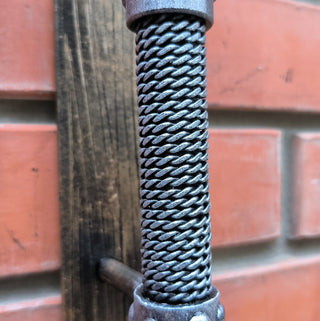 Hand Forged Hammer Door Handle: Metal Gate/Barn Door Pull