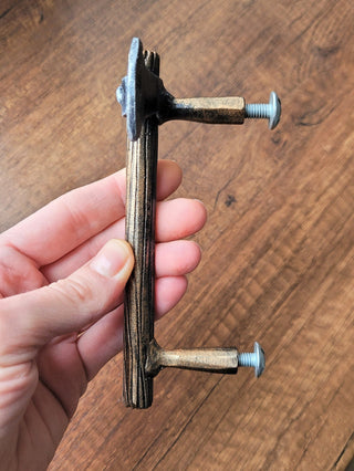 Handmade Axe Door Knob: Metal Cabinet & Nightstand Pull