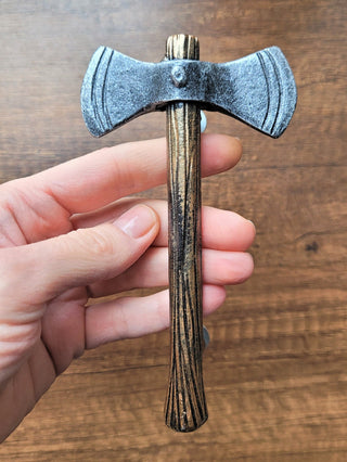 Handmade Axe Door Knob: Metal Cabinet & Nightstand Pull