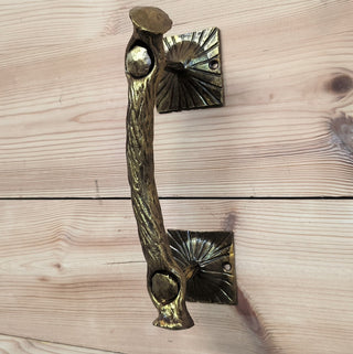 Barn door handle, A pair of door handles Branches, Metal door pull