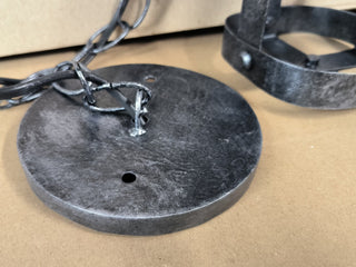 Ceiling lights, pendant lights, Medieval lantern, Hand forged, Hanging light