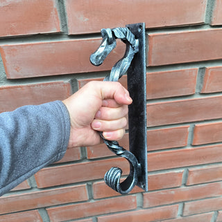 Barn Door Handle Horse. Door handle for the stable.