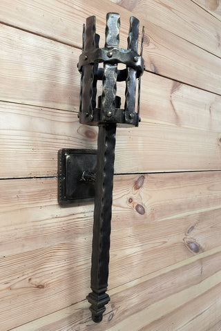 Viking torch light, Sturdy and high quality interior wall light, Metal wall sconce