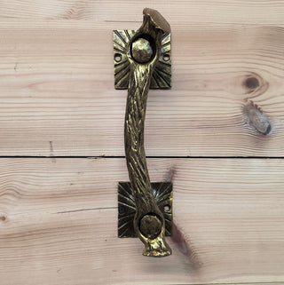 Barn door handle, A pair of door handles Branches, Metal door pull