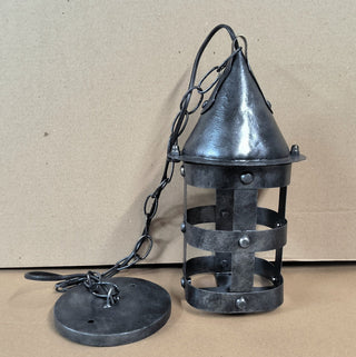 Ceiling lights, pendant lights, Medieval lantern, Hand forged, Hanging light