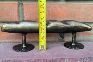 Hand Forged Metal Door Handle: Cafe, Bakery, Barn Door