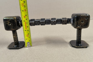 Dice Cube Front Door Handle: Metal Barn Door Decor