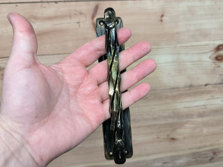Hand Forged Wrought Iron Door Handle: Barn Door Decor