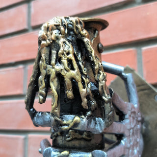 Handmade Gothic Wall Sconce: Iron Torch Light Fixture