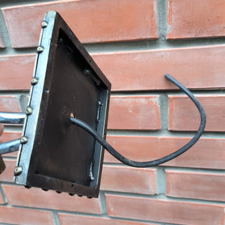 Handmade Gothic Wall Sconce: Iron Torch Light Fixture