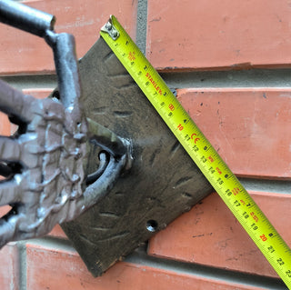 Handmade Gothic Wall Sconce: Iron Torch Light Fixture