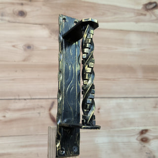 Hand Forged Wrought Iron Door Handle: Barn Door Decor