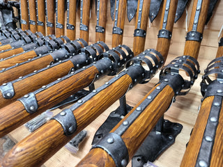 Hand Forged Viking Wall Sconce Torch: Medieval Style Lantern