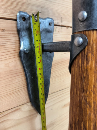 Hand Forged Viking Wall Sconce Torch: Medieval Style Lantern