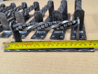 Hand Forged Wrought Iron Door Handle: Barn Door Decor