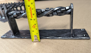 Hand Forged Wrought Iron Door Handle: Barn Door Decor