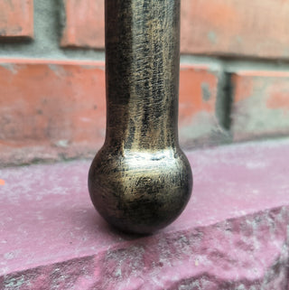 Handmade Metal Torch Wall Sconce: Decorative Accent Light