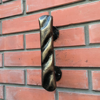 Cafe door handle, bakery door handle, Barn door handle, Metal door handle, Baguette, bread roll, panini.