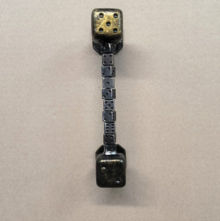 Dice Cube Front Door Handle: Metal Barn Door Decor