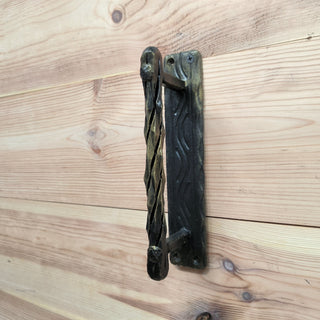 Front door handle, Barn door handle, Hand forged handle, Door handle, Metal handle, , Door decor