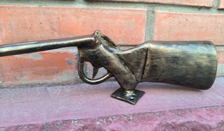 Front door handle, Shotgun, Rifle, Gun, Barn door handle, The hunter's door handle, Metal handle, Door decor