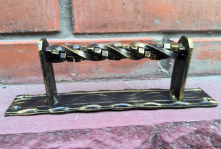Hand Forged Wrought Iron Door Handle: Barn Door Decor