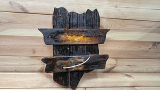 Handmade Skull Wall Sconce: Halloween Scream Lighting