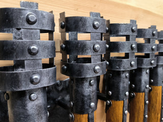 Hand Forged Medieval Wall Torch Light – Rustic Iron Lamp for Viking, Castle and Fantasy Style Decor